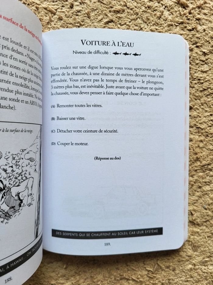 Livre Scénario catastrophe ! Questions de survie de Joshua Piven – Guide pratique insolite - photo numéro 12