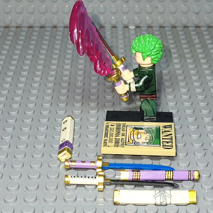 Minifigure / Figurine 🌊 One Piece 🌊 Roronoa Zoro - photo numéro 3