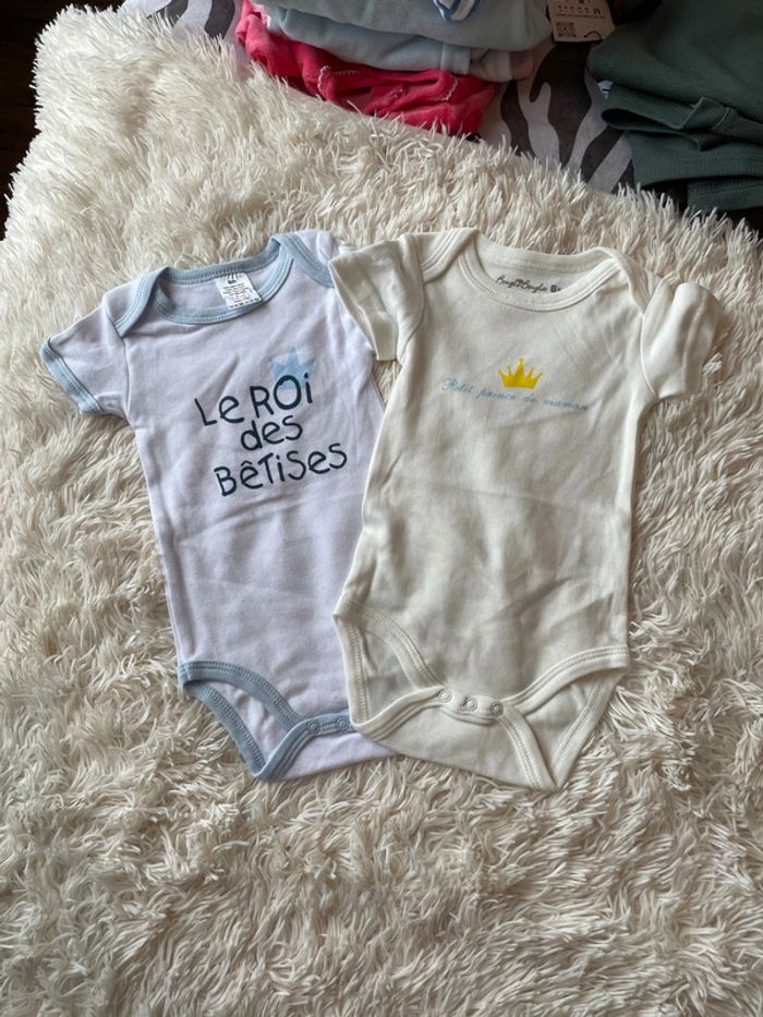Lot de 2 body bébé 6 mois