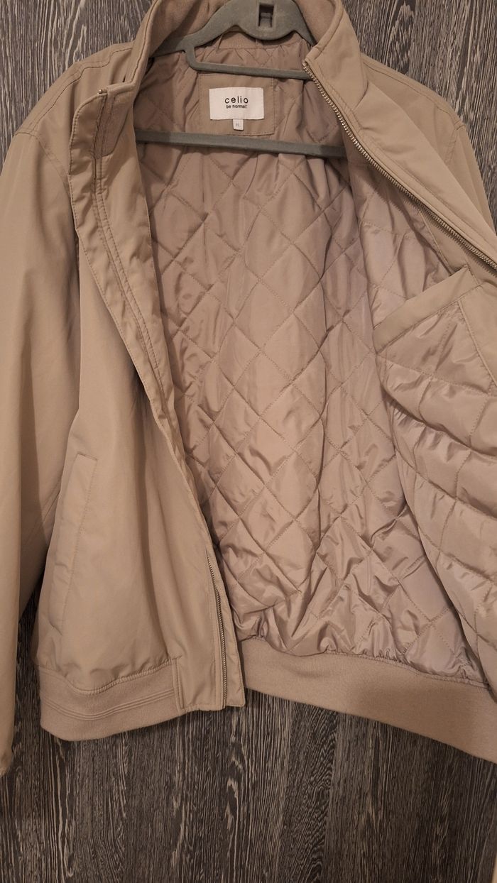 Blouson col montant beige déperlant - photo numéro 8
