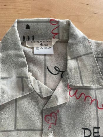 Chemise 6 ans