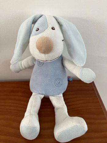 Peluche doudou chien sucre d’orge