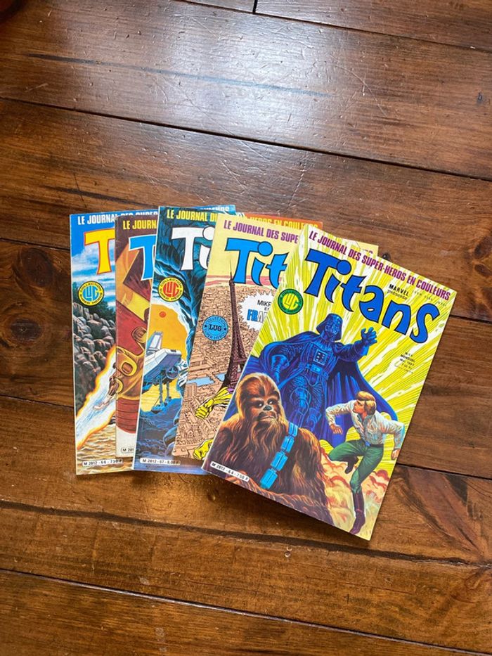 Lot de 5 Titans Marvel Super Héros comics