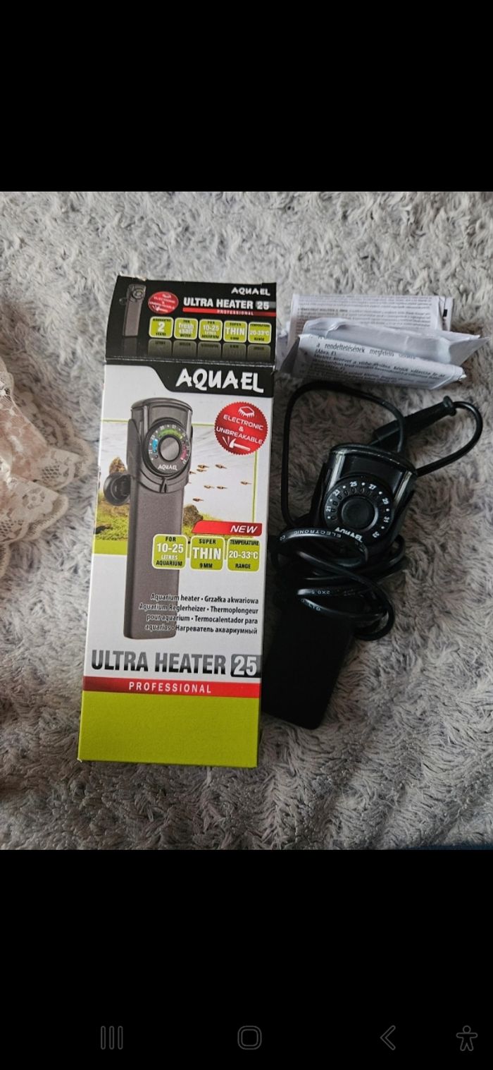 Chauffage aquarium aquael 25