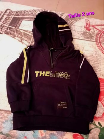 Polo / Sweat à capuche en 2 ans