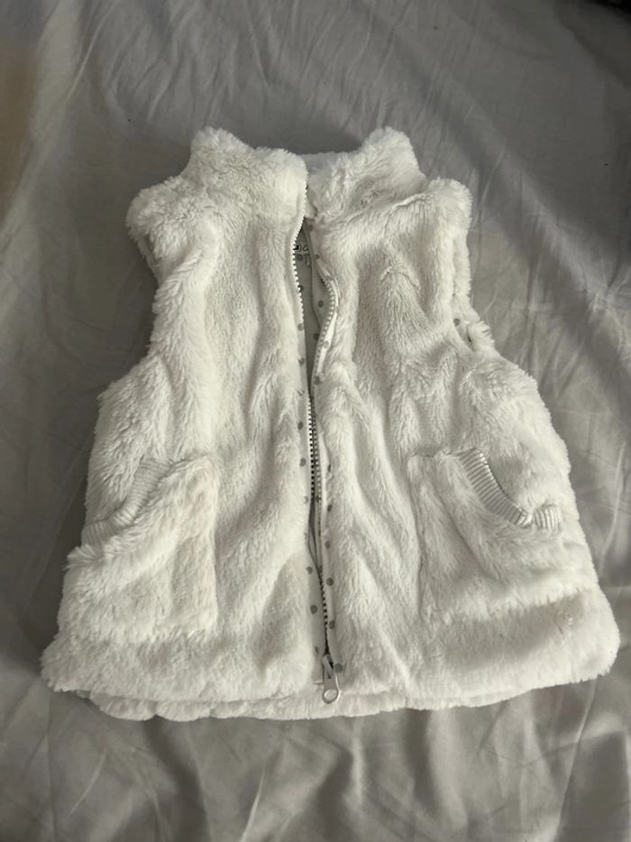 Veste douce sans manche