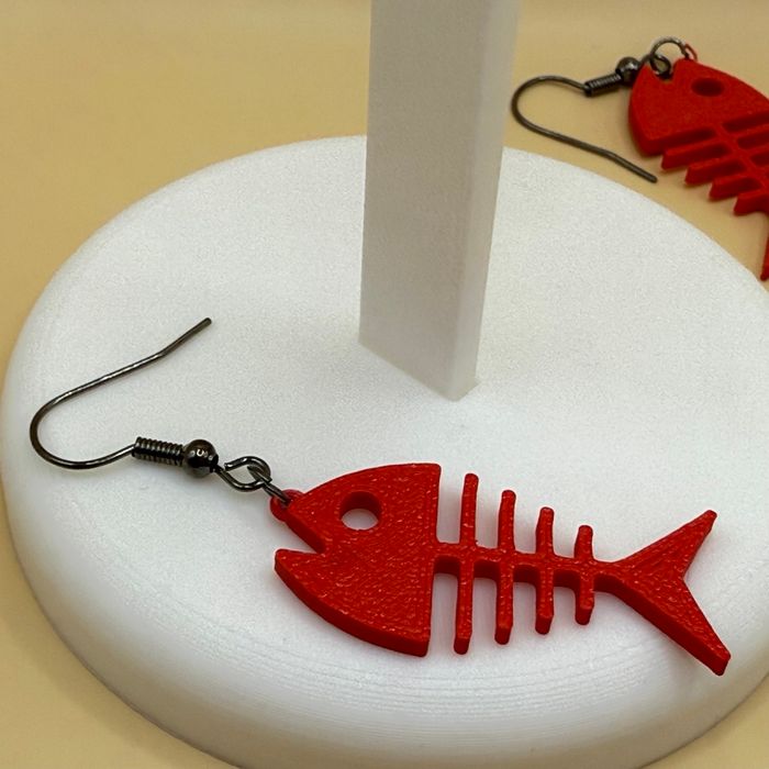 Boucles d’oreilles poisson - photo numéro 3