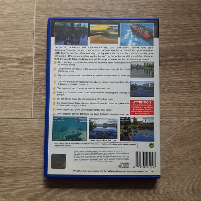 Lake masters ex jeu PS2 - photo numéro 2