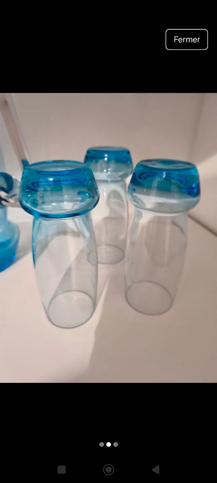 Cruche avec c'est  6 verres - photo numéro 3