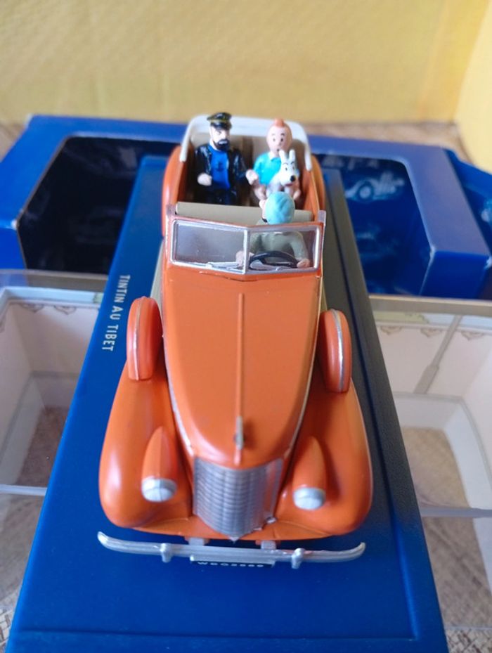 En voiture Tintin au Tibet Hergé moulinsart 2003 - photo numéro 4