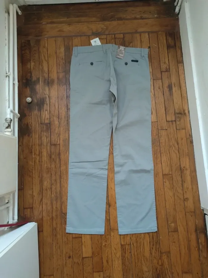 Pantalon jeans gris - photo numéro 4