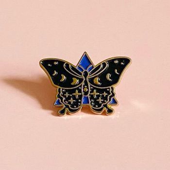 Pins Papillon Gold