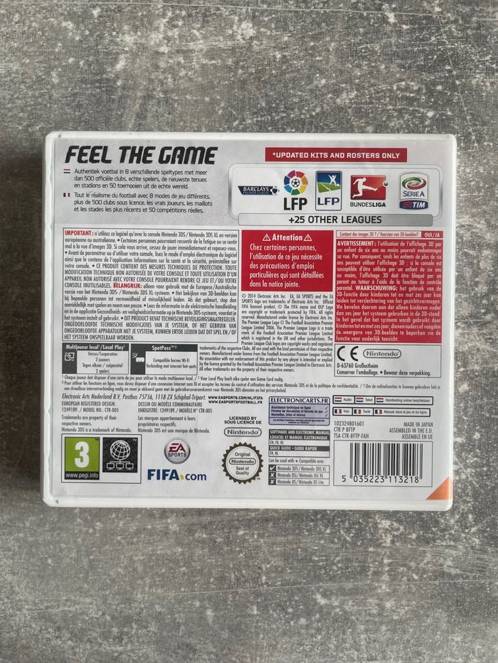 Jeu pour Nintendo 3DS, Fifa 15 en français. - photo numéro 3