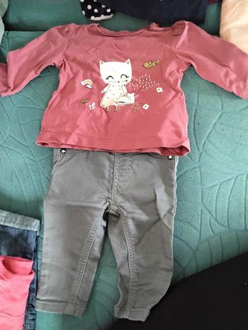 Pantalon et t shirt manche longue