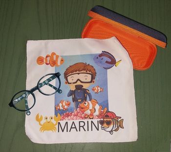 Lingettes à lunettes personnalisée