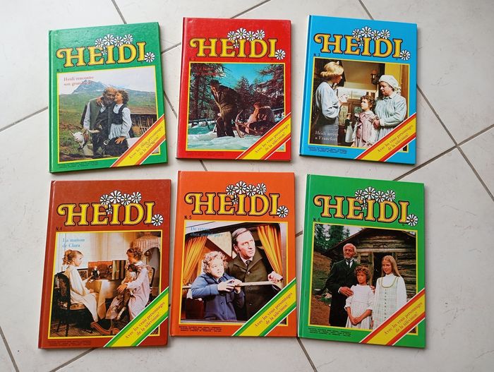 Collection complète des livres heidi vrais personnages