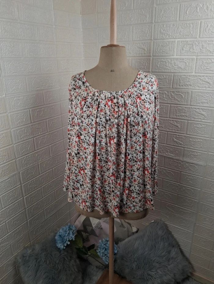 Blouse fluide imprimée – Daxon – Taille 50/52 - photo numéro 2