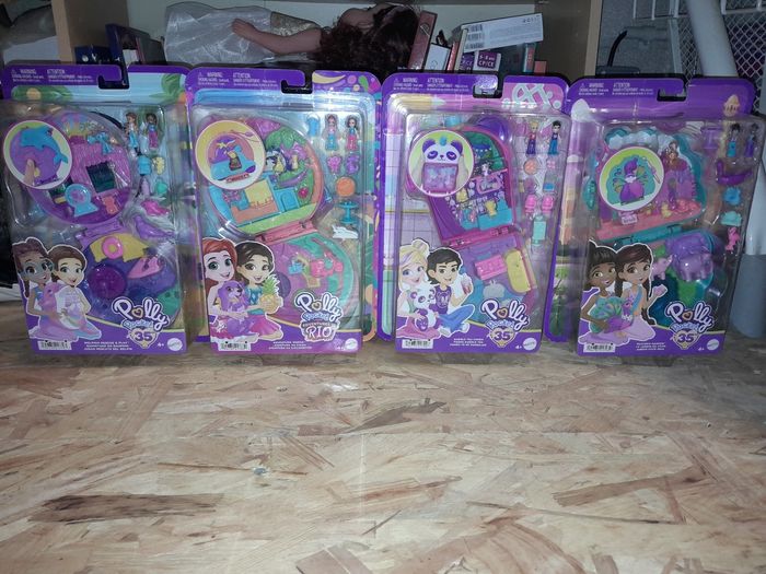 Lit de 4 boîtes polly pochette neuves non ouvertes