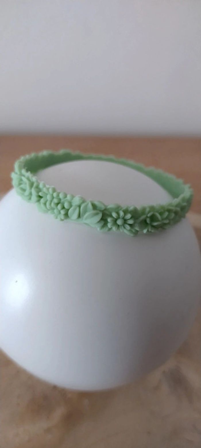 Bracelet silicone boho fleurs 3D - photo numéro 4