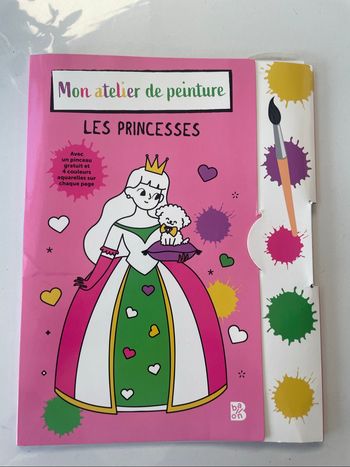 Livre de coloriages peinture princesse