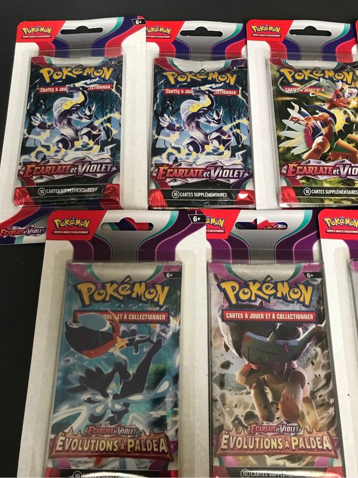 Pokemon lot de 7 booster sous blister - photo numéro 2