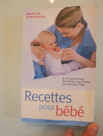 Livre recettes pour bébé