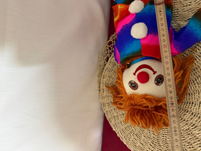 peluche clown vintage mundia - photo numéro 6