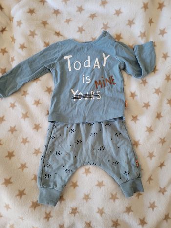 Pyjama coton bio 1 mois