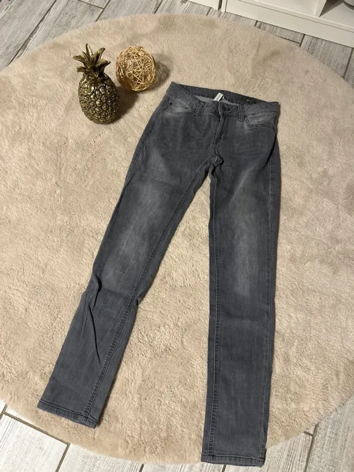 Jean slim gris Alice Mango 38/M
