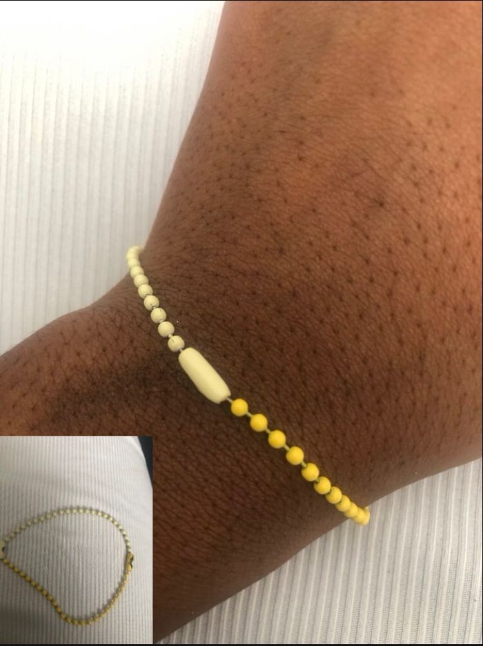 Bracelet rouge/ jaune/ orange - photo numéro 6