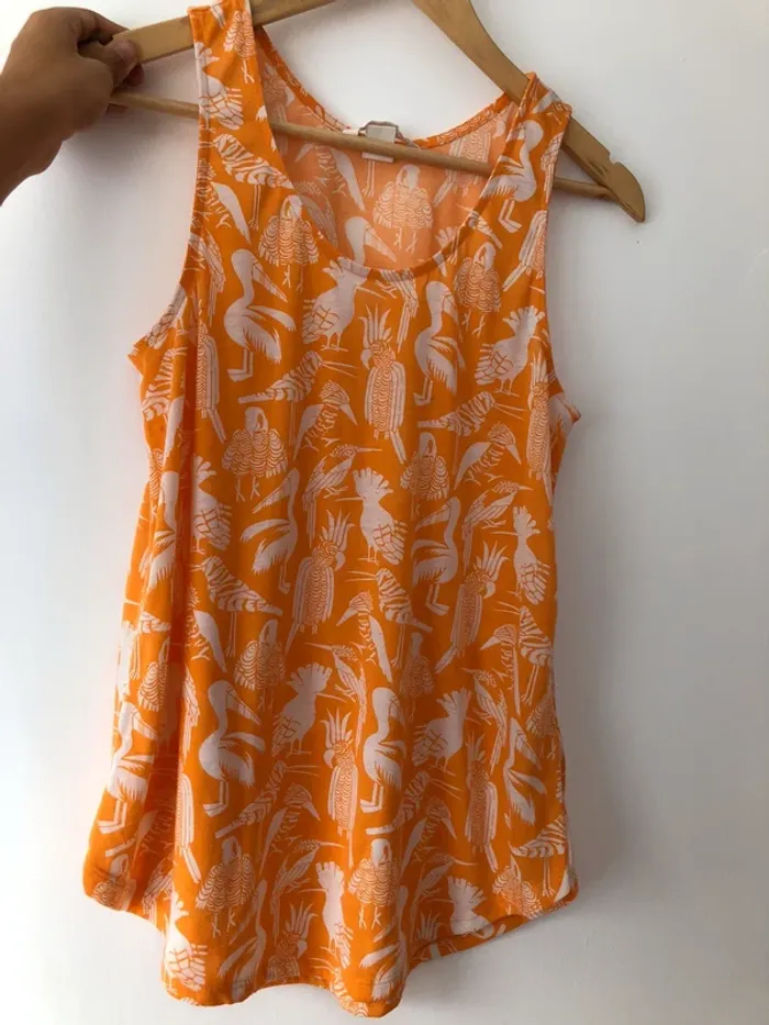 Débardeur orange H&M