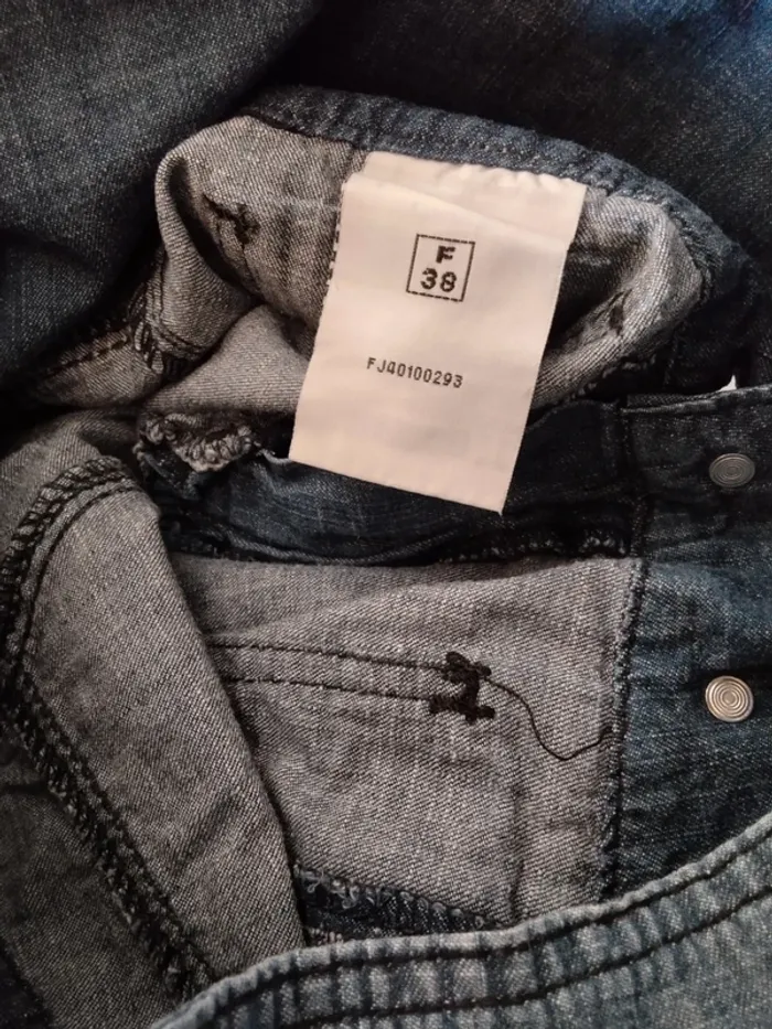 Short femme Jean fin Marque noc jean (A123) - photo numéro 4