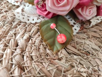 🎀Piercing nombril rose et blanc🎀