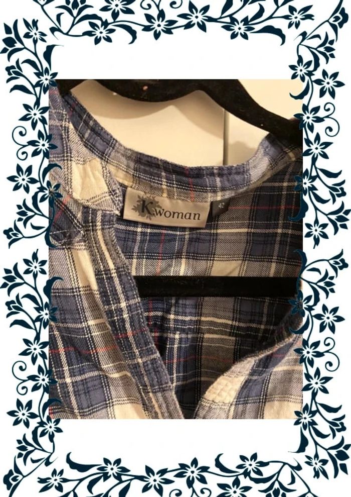 Robe à carreaux taille 42 kiabi - photo numéro 2