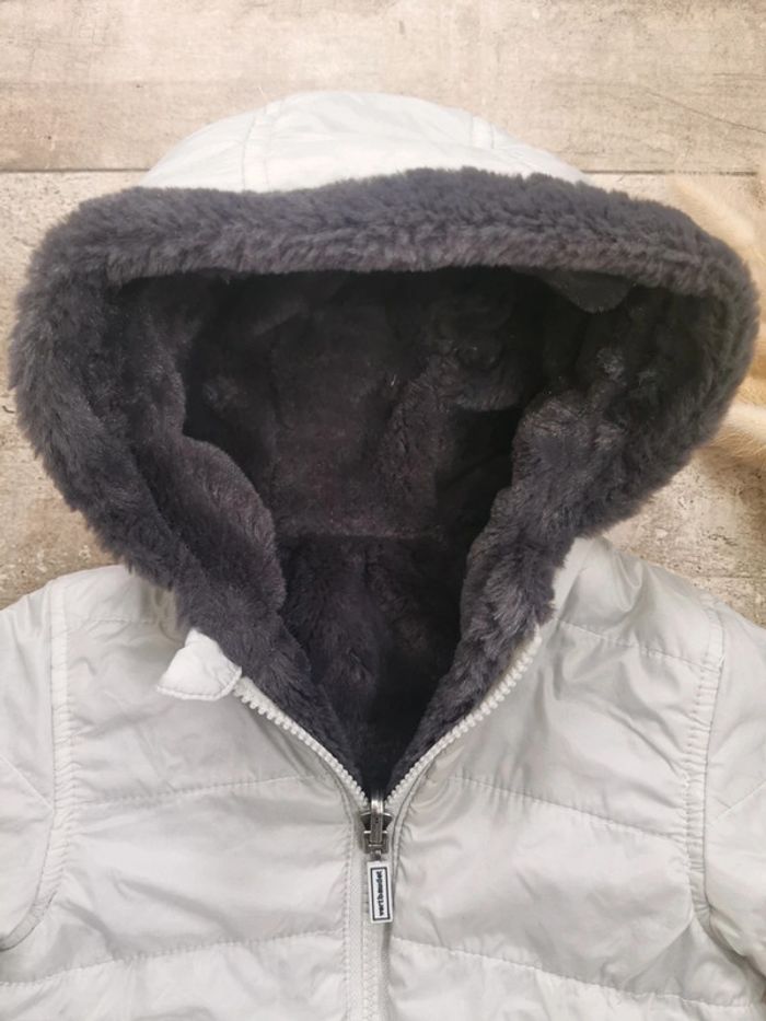 🌺Très beau Manteau Verbaudet 12mois Neuf doudoune polaire reversible piloupilou 12mois - photo numéro 15