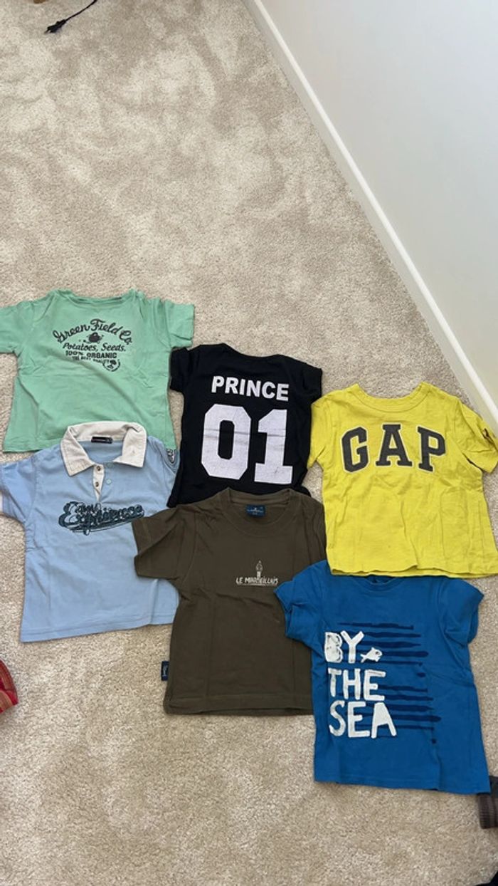 T-shirt garçon manches courtes