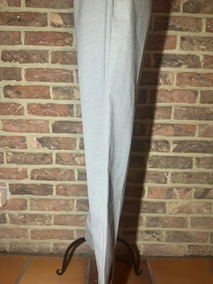 Pantalon droit gris clair Zara Basic Tail’e S / 36 - photo numéro 12