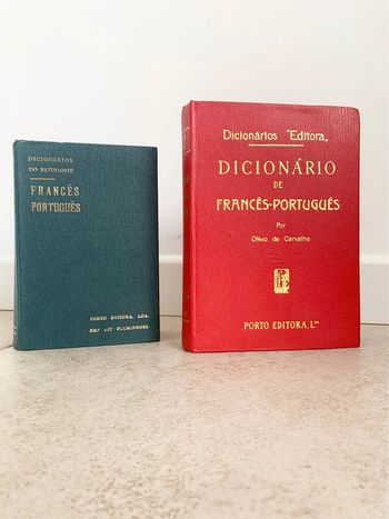Lot de 2 dictionnaires français - Portugais