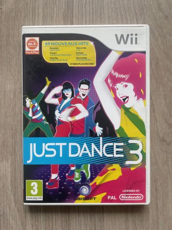Jeu pour Nintendo Wii, Just dance 3, en français.