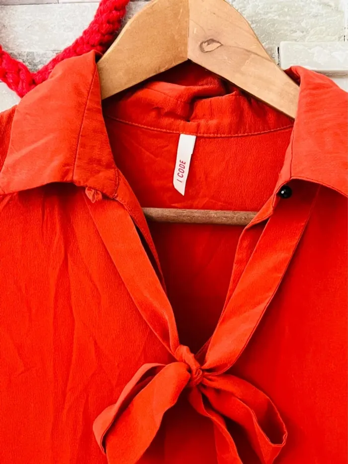 Robe élégante couleur rouille femme icode by ikks - photo numéro 4