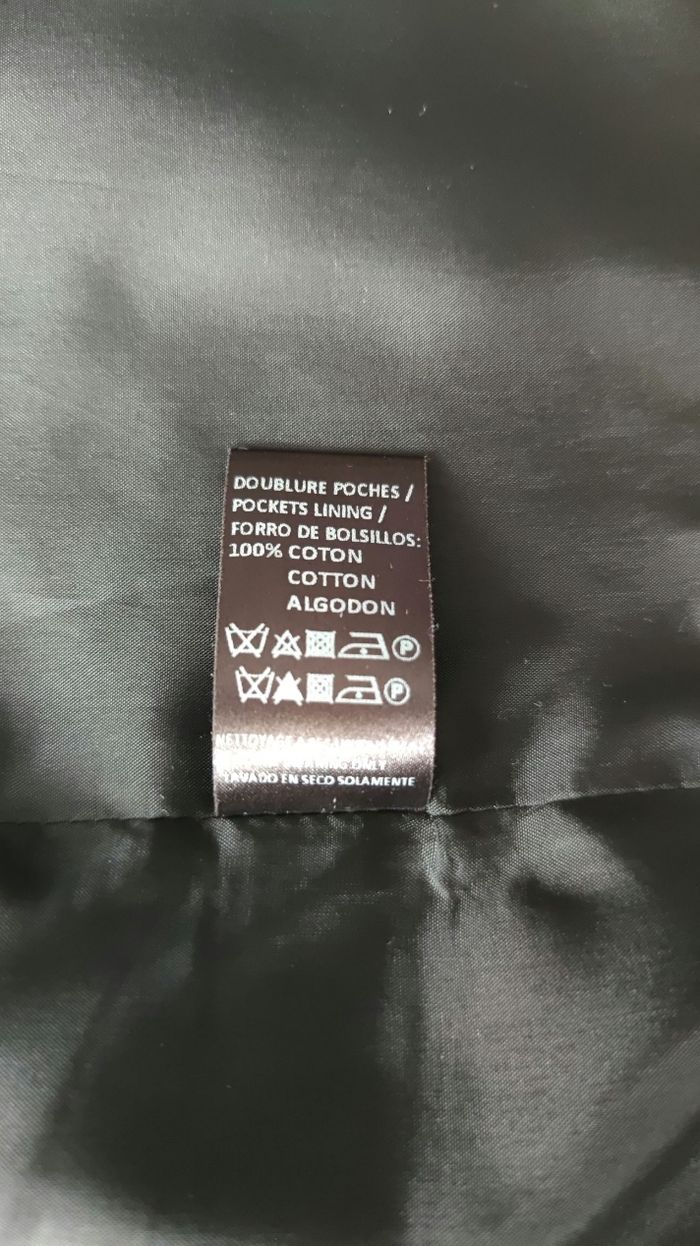 Veste gilet de costume top noir surchermise homme The Kooples taille 48 - photo numéro 7