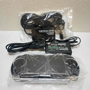 Pack Psp+ Adaptateur Audio Video + Chargeur - Neuf