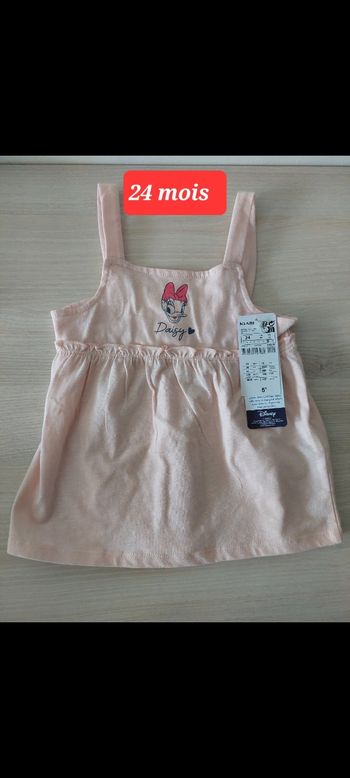 Robe courte motif Daisy fille 24mois 