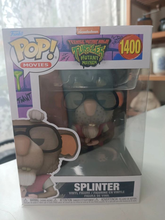 Figurine Funko pop movies teenage mutant ninja turtles mutant mayhem n°1400 splinter neuve