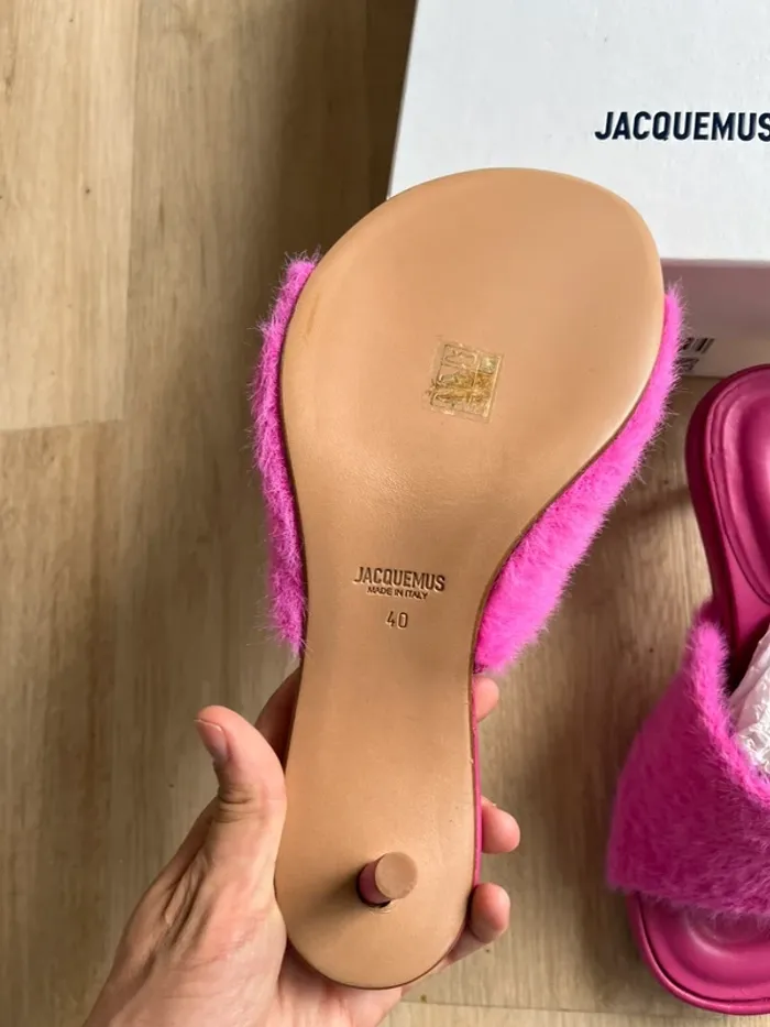 Jacquemus Les Mules Argilla Rose Taille 40 - photo numéro 4