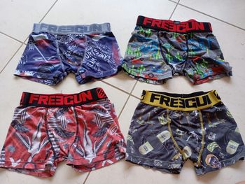 Lot de 4 caleçons garçon 10-12 ans  freegun