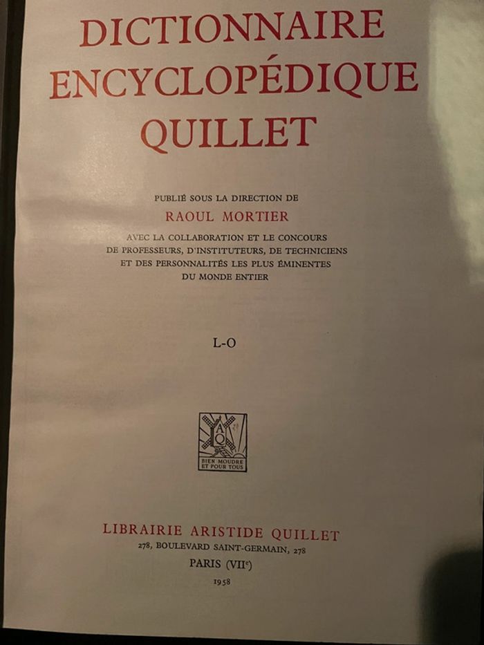 Dictionnaire 1958 - photo numéro 5