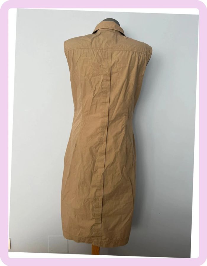 Robe Taupe Sans Manches Weekend MaxMara – Élégance Décontractée 🤍 - photo numéro 7
