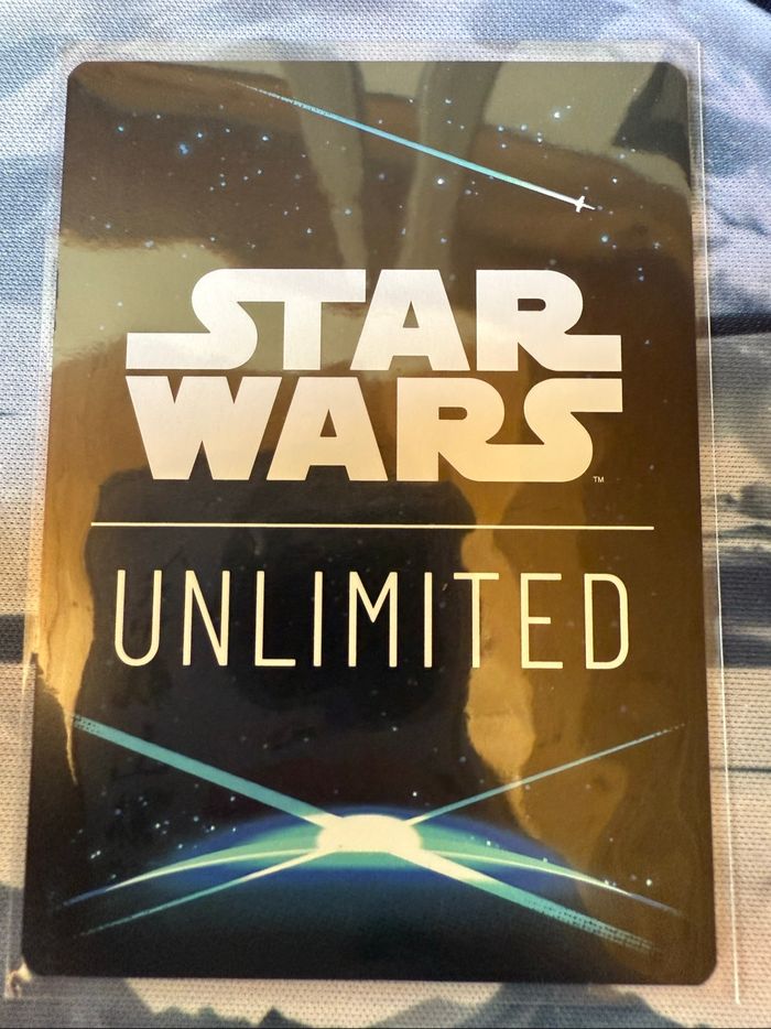 Star wars unlimited carte Légendaire "Dark Vador" - photo numéro 2