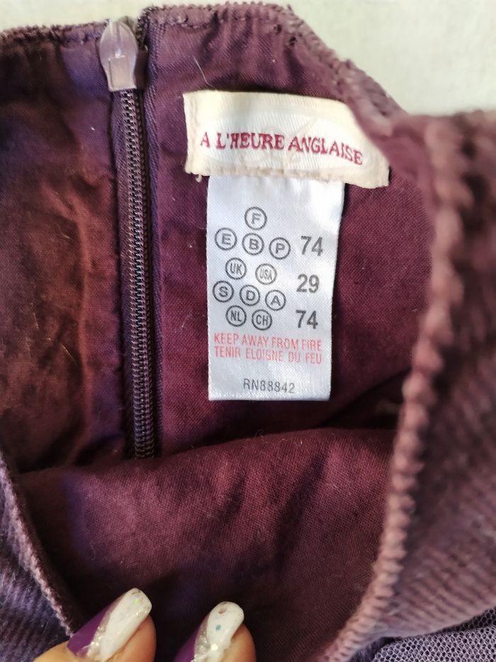 Robe À l'heure anglaise, taille 12 mois - photo numéro 3